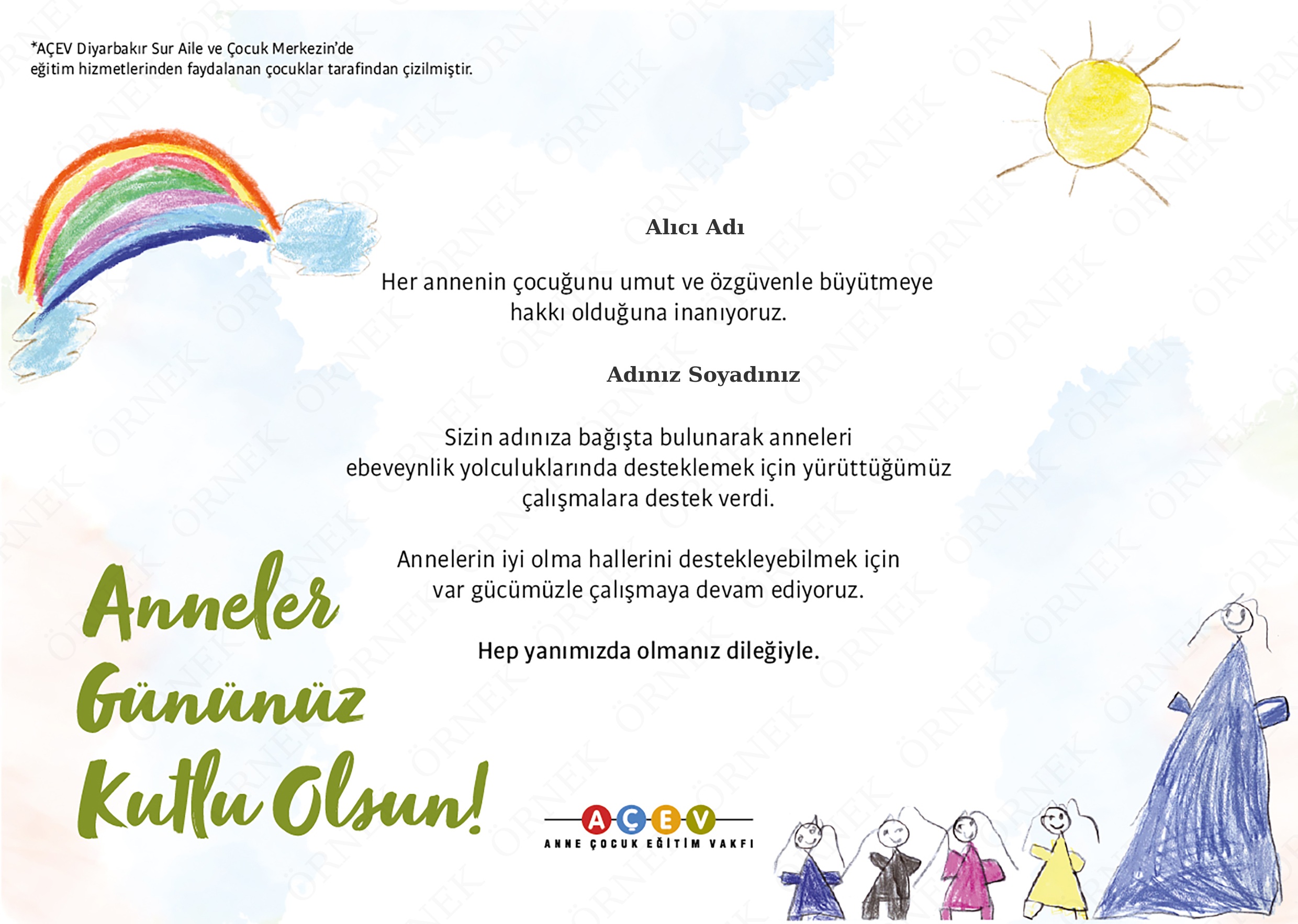 Anneler Günü Sertifikası