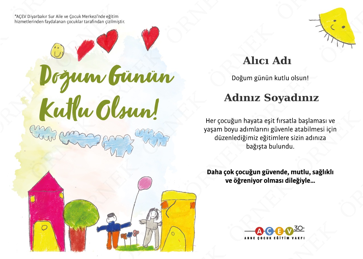 Doğum Günü Sertifikası - 2