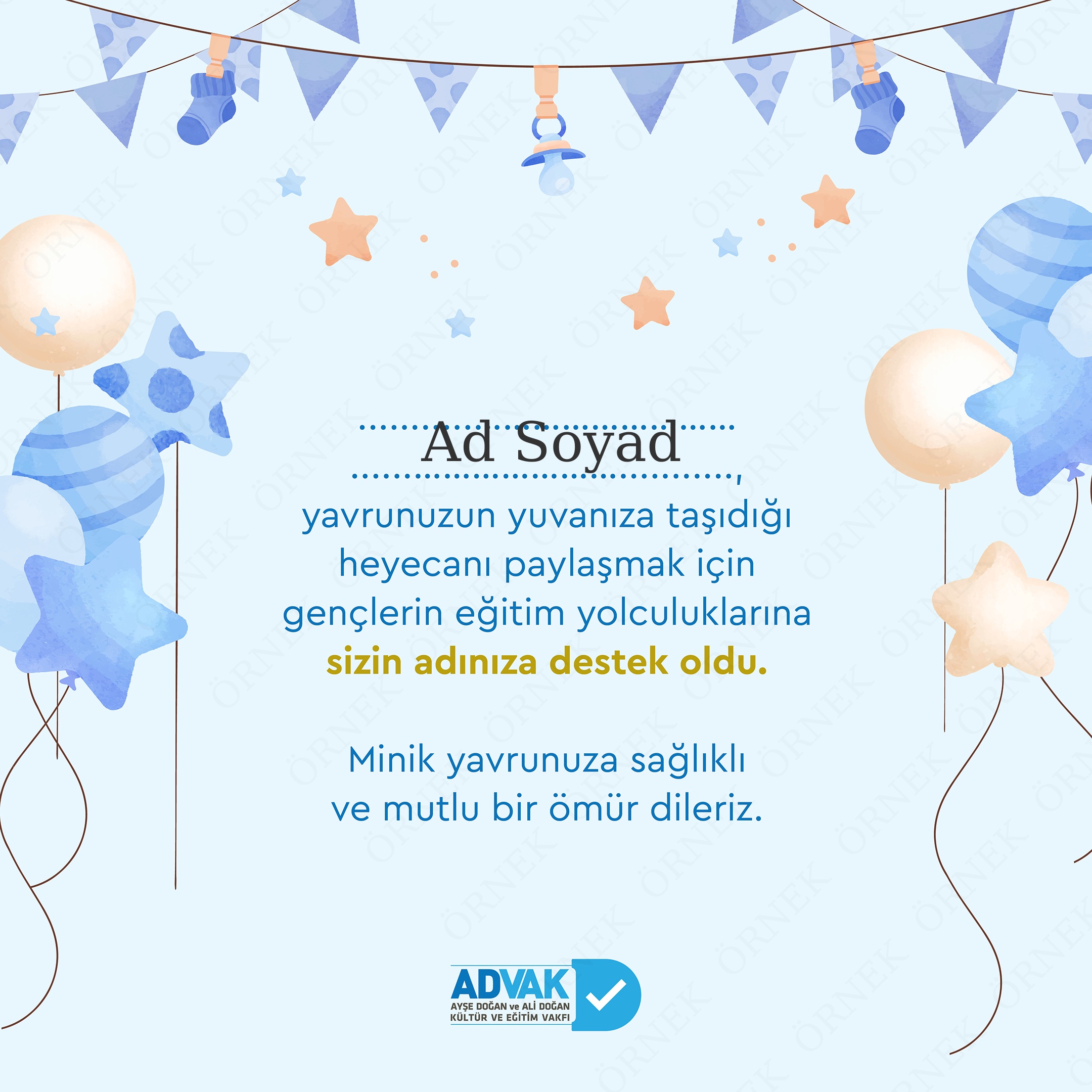 E-Cards | Ayşe Ali Doğan Eğitim Ve Kültür Vakfı | Fonzip