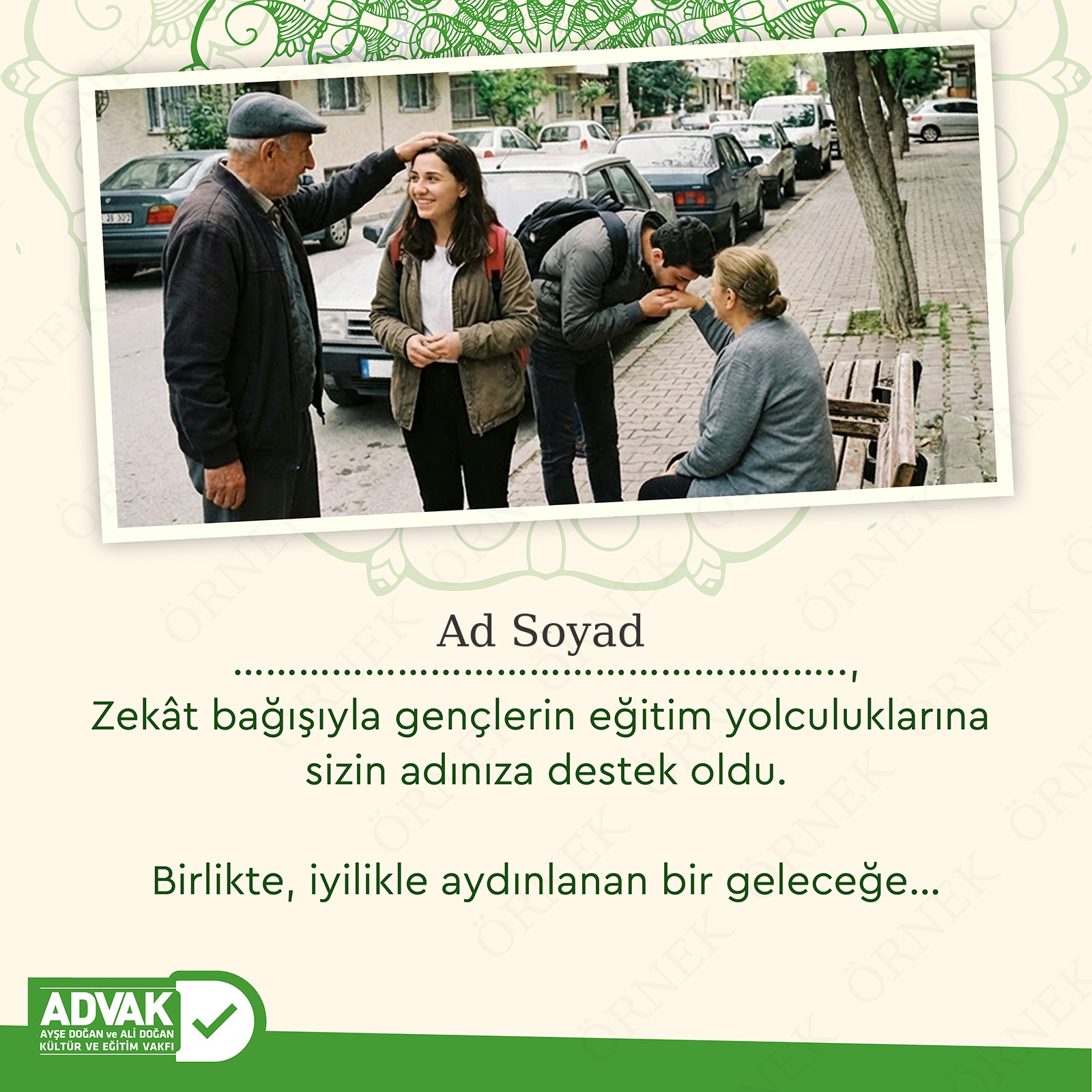 E-Kartlar | Ayşe Ali Doğan Eğitim Ve Kültür Vakfı | Fonzip