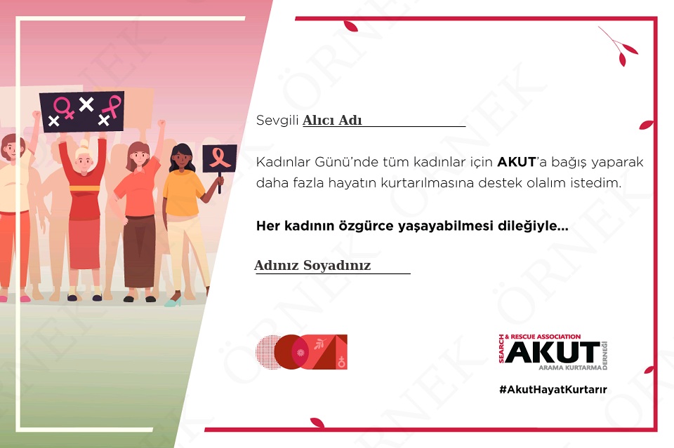 8 Mart Dünya Kadınlar Günü Destek Sertifikası 2