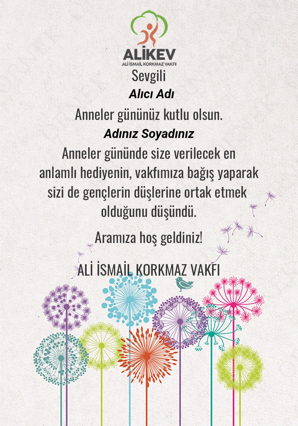 Anneler Günü Sertifikası