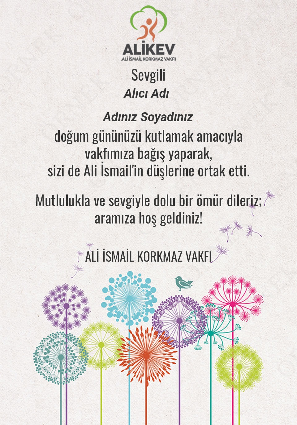 Doğum Günü E-Kartı