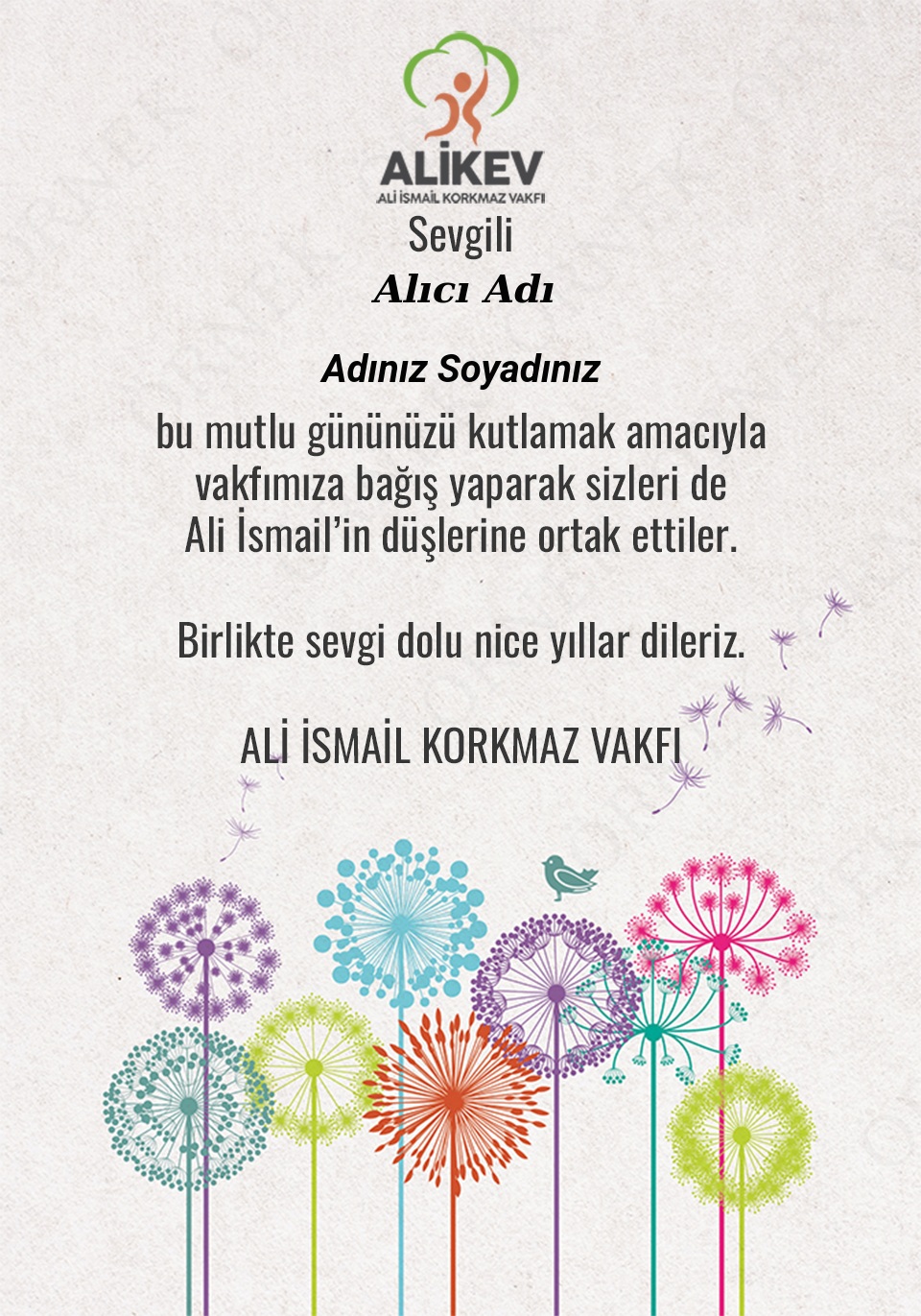 Nikah Tebrik Sertifikası