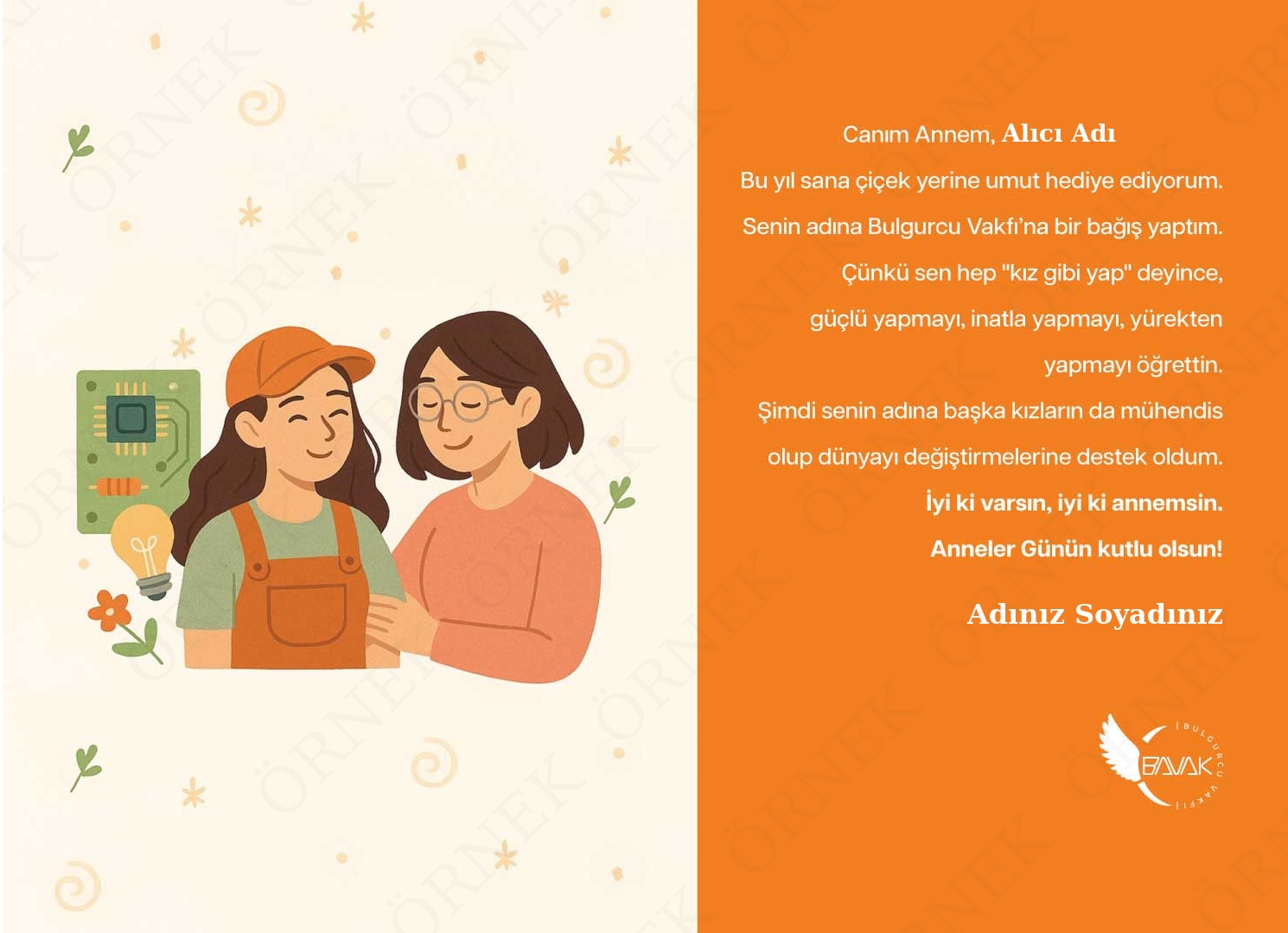 Anneler Günü Sertifikası 3