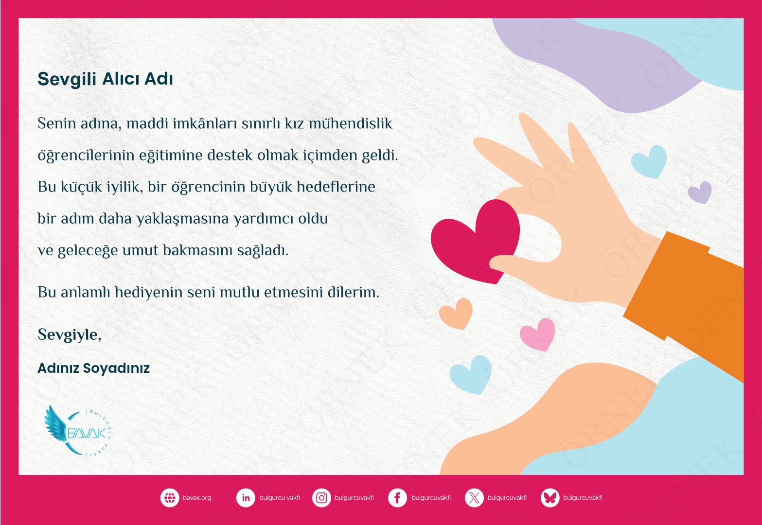 İçimden Geldi Sertifikası 1