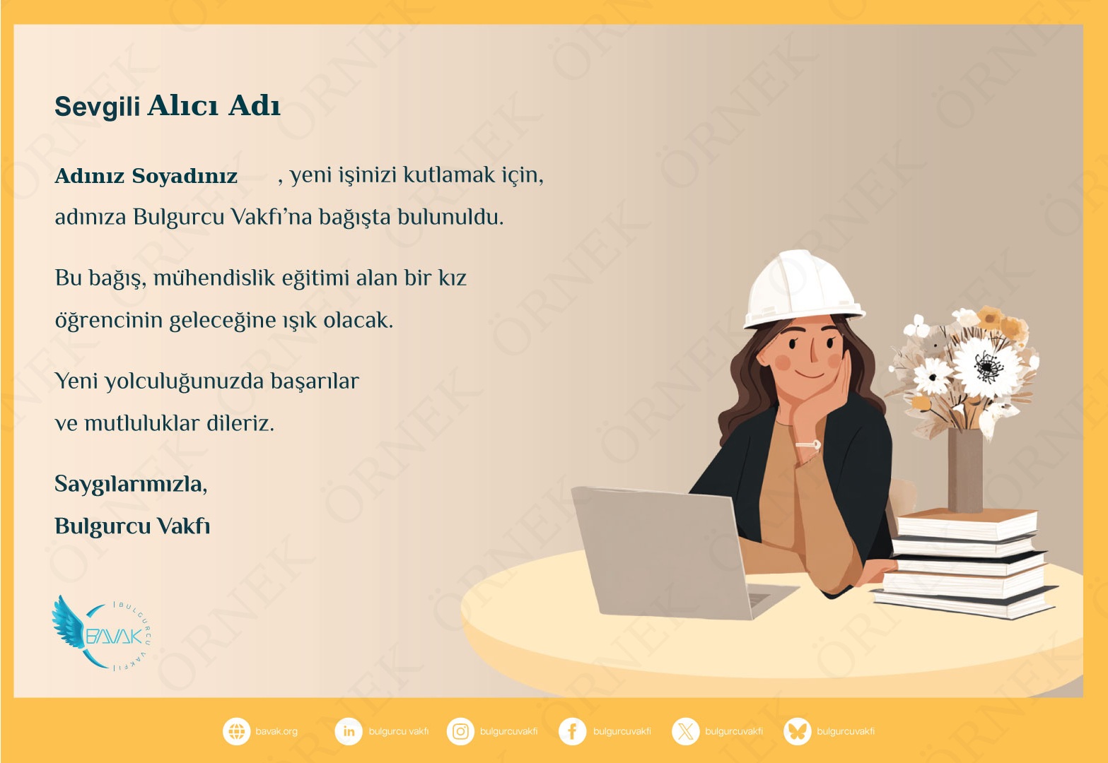 Yeni İş Kutlama Sertifikası 2