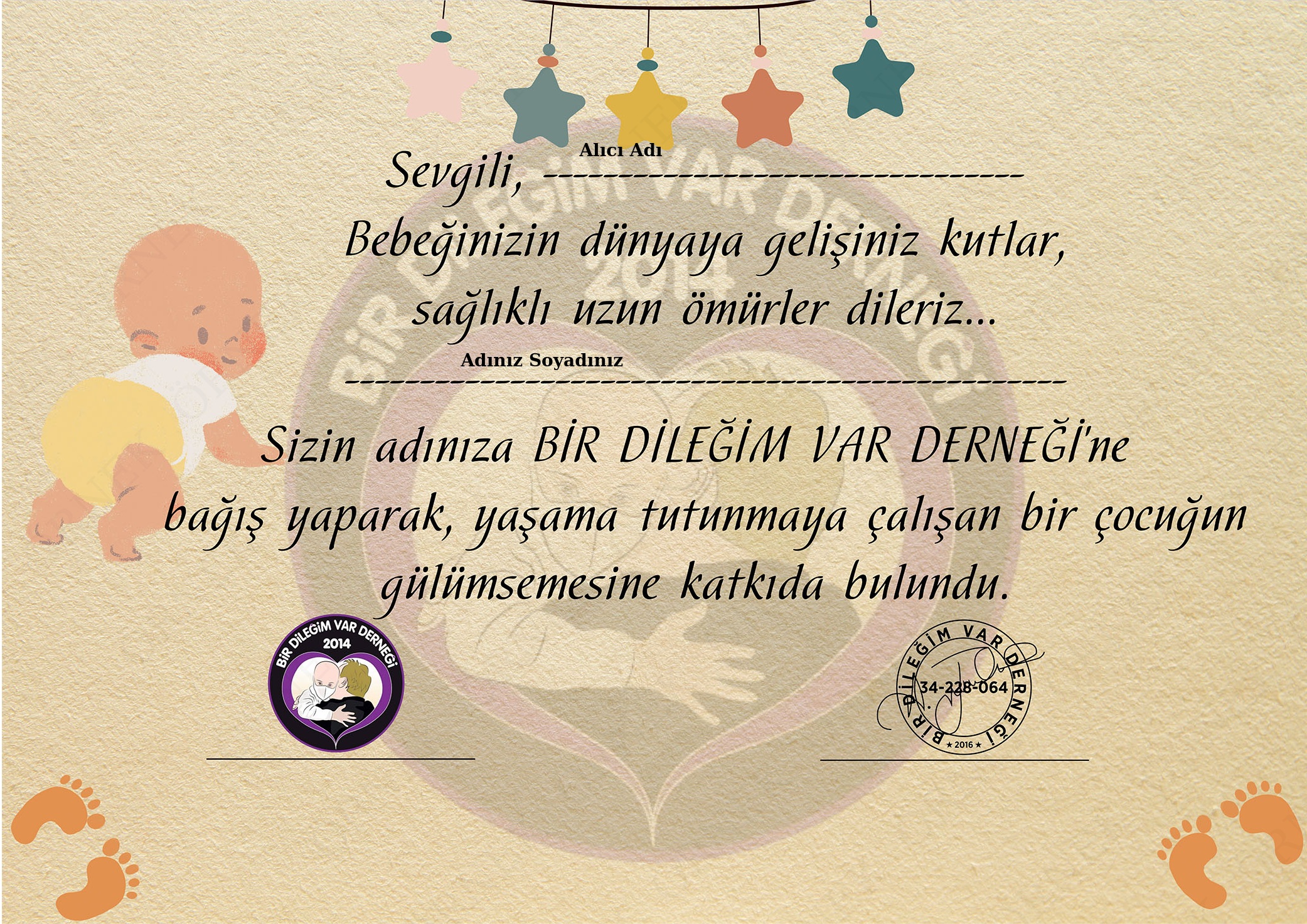 Yeni Doğan Tebriği