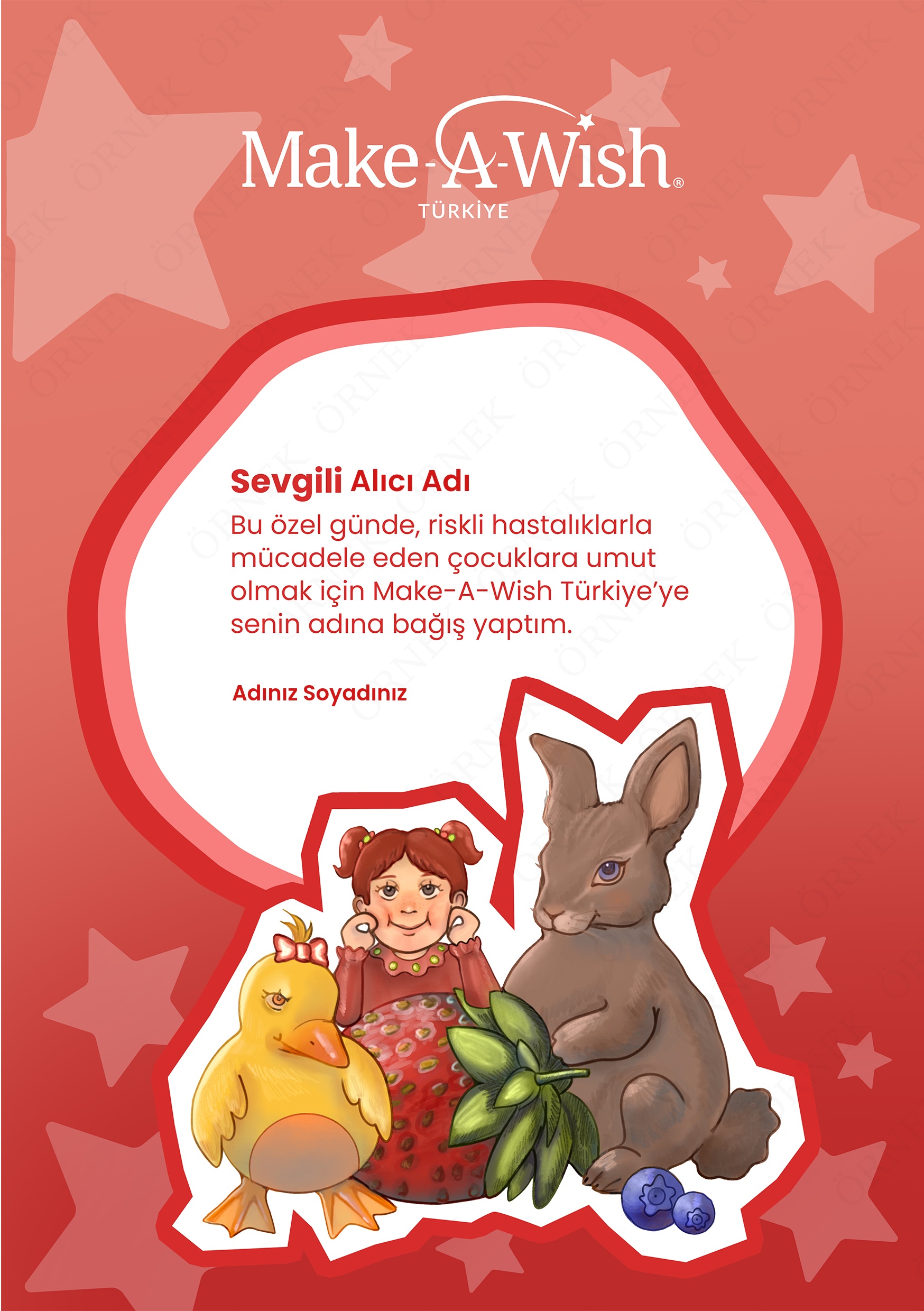 Derin Nefin İslamoğlu Çizimiyle Hayvanlar E-kartı-2