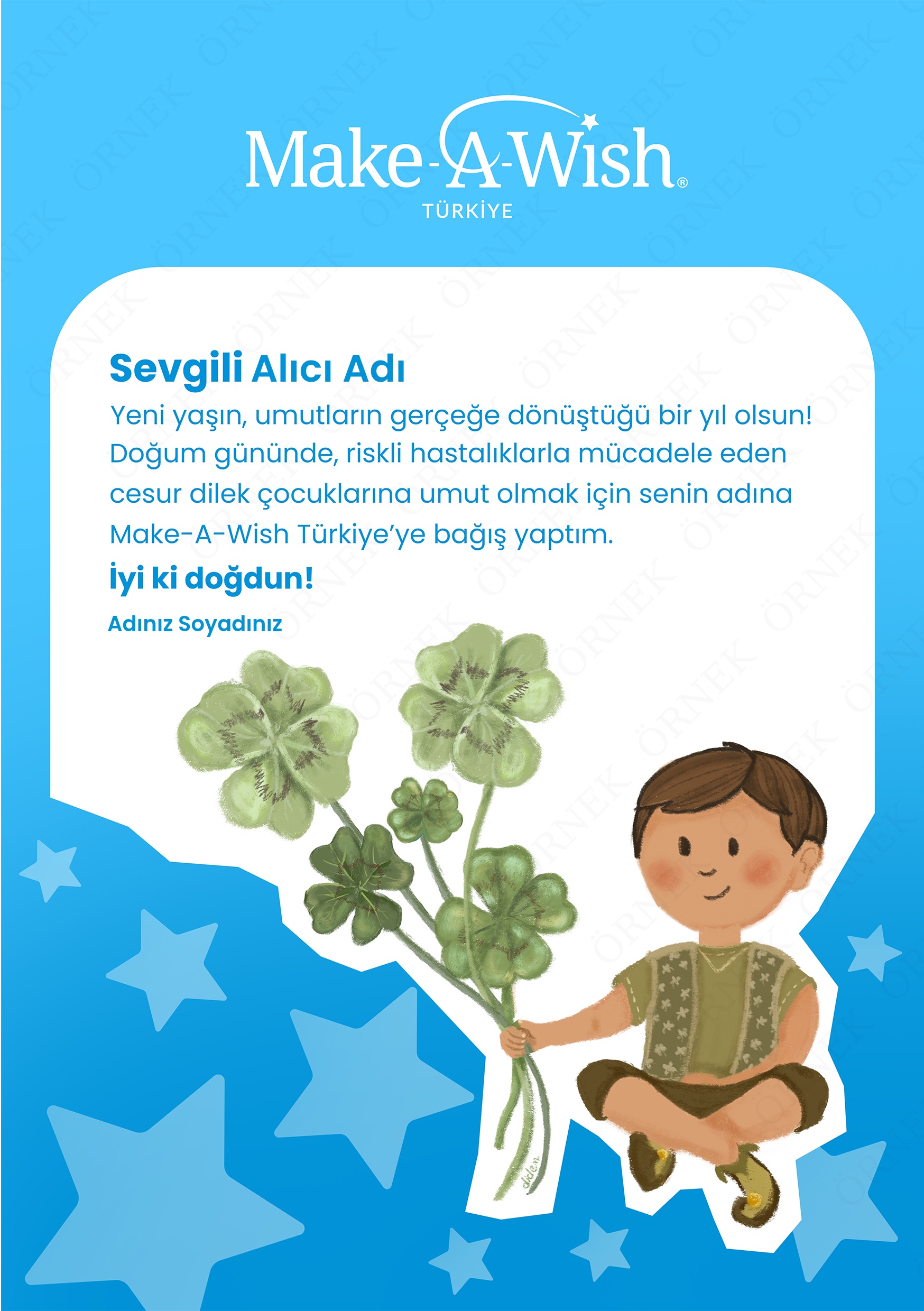 Didem Yücesoy Çizimiyle Doğum Günü E-kartı-2