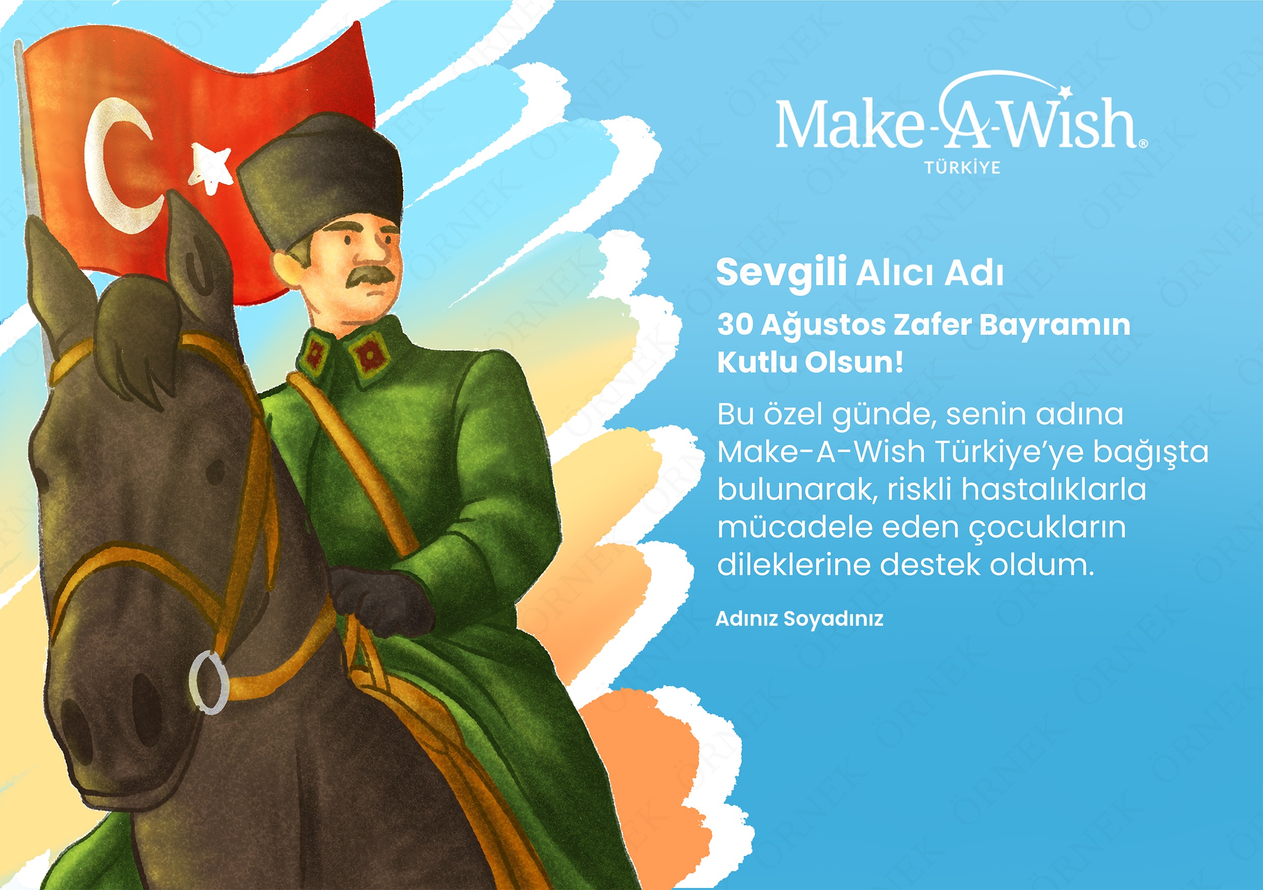 30 Ağustos Zafer Bayramı E-kartı