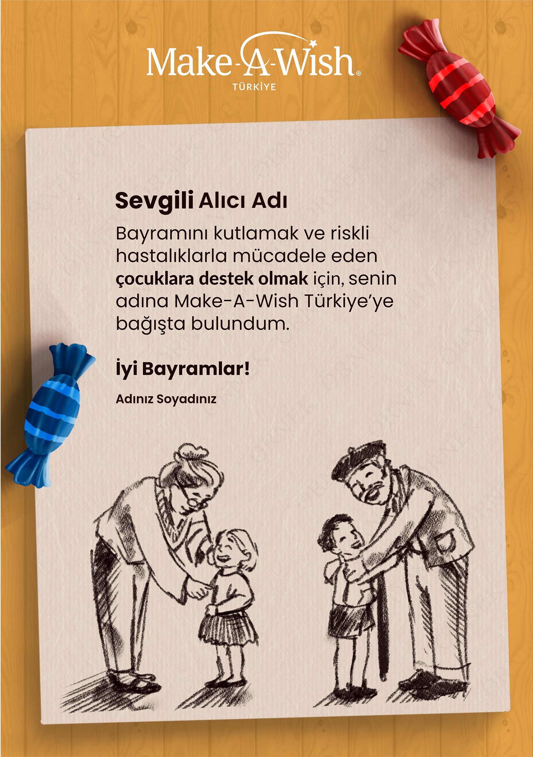 Ceren Kocabaş Çizimiyle Bayram E-kartı-1