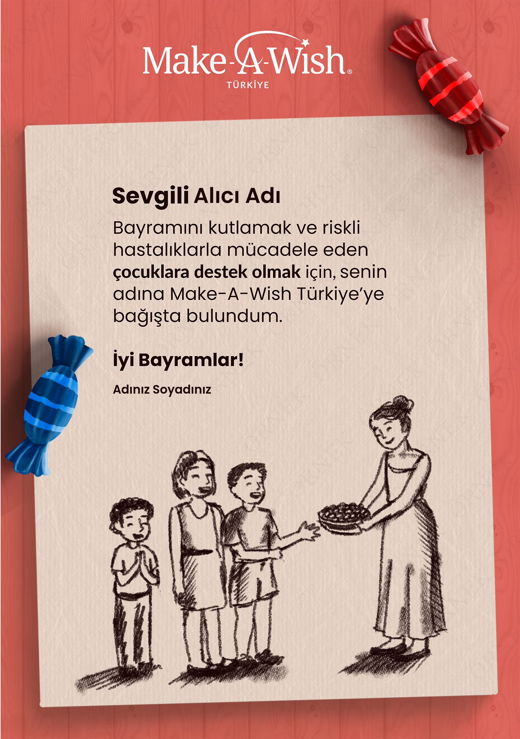Ceren Kocabaş Çizimiyle Bayram E-kartı-2