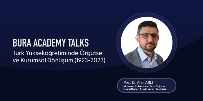 Academy Talks | Türk Yükseköğretiminde Örgütsel ve Kurumsal Dönüşüm (1923-2023)