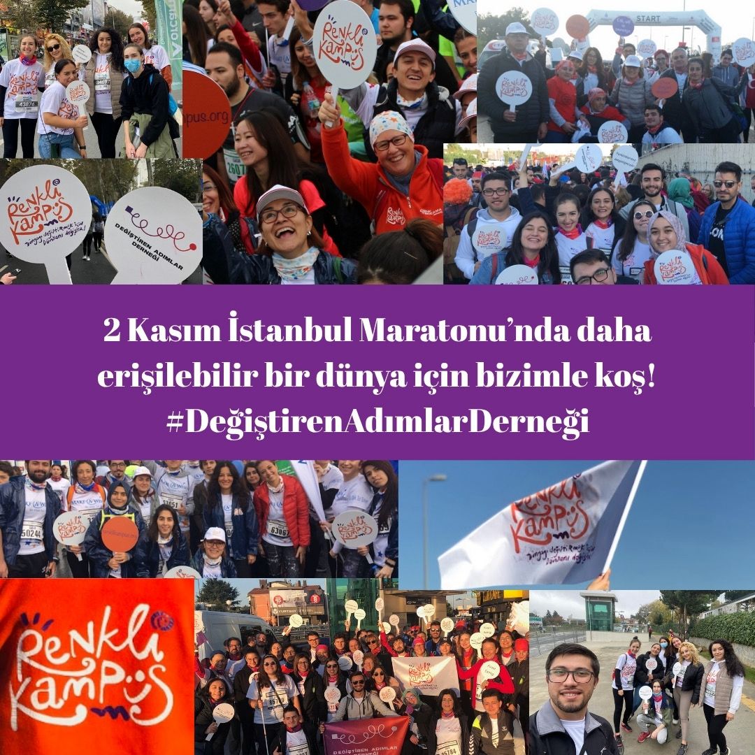 Renkli Kampüs için koşuyorum