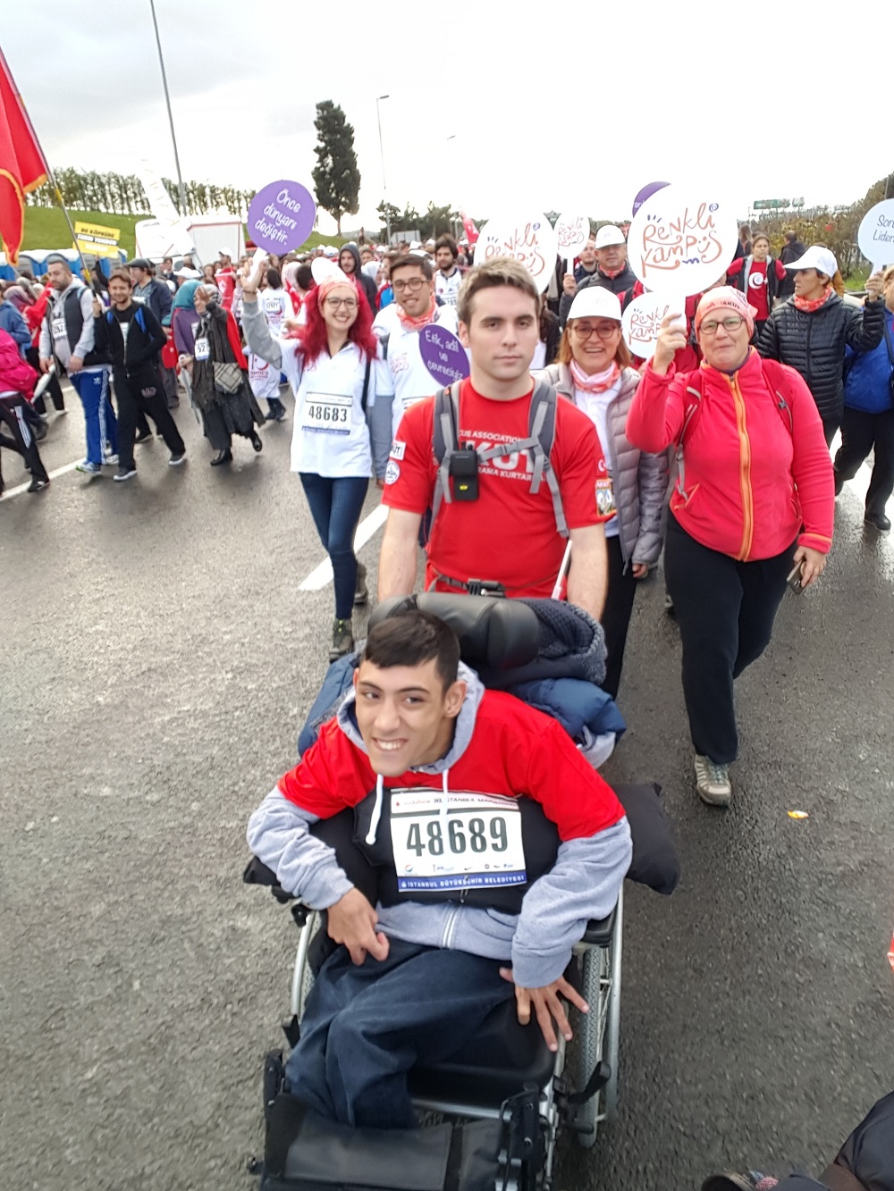 Da'der için koşuyorum