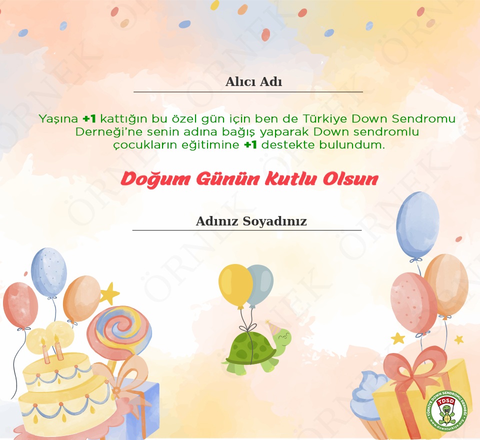 Doğum Günü Sertifikası - 1