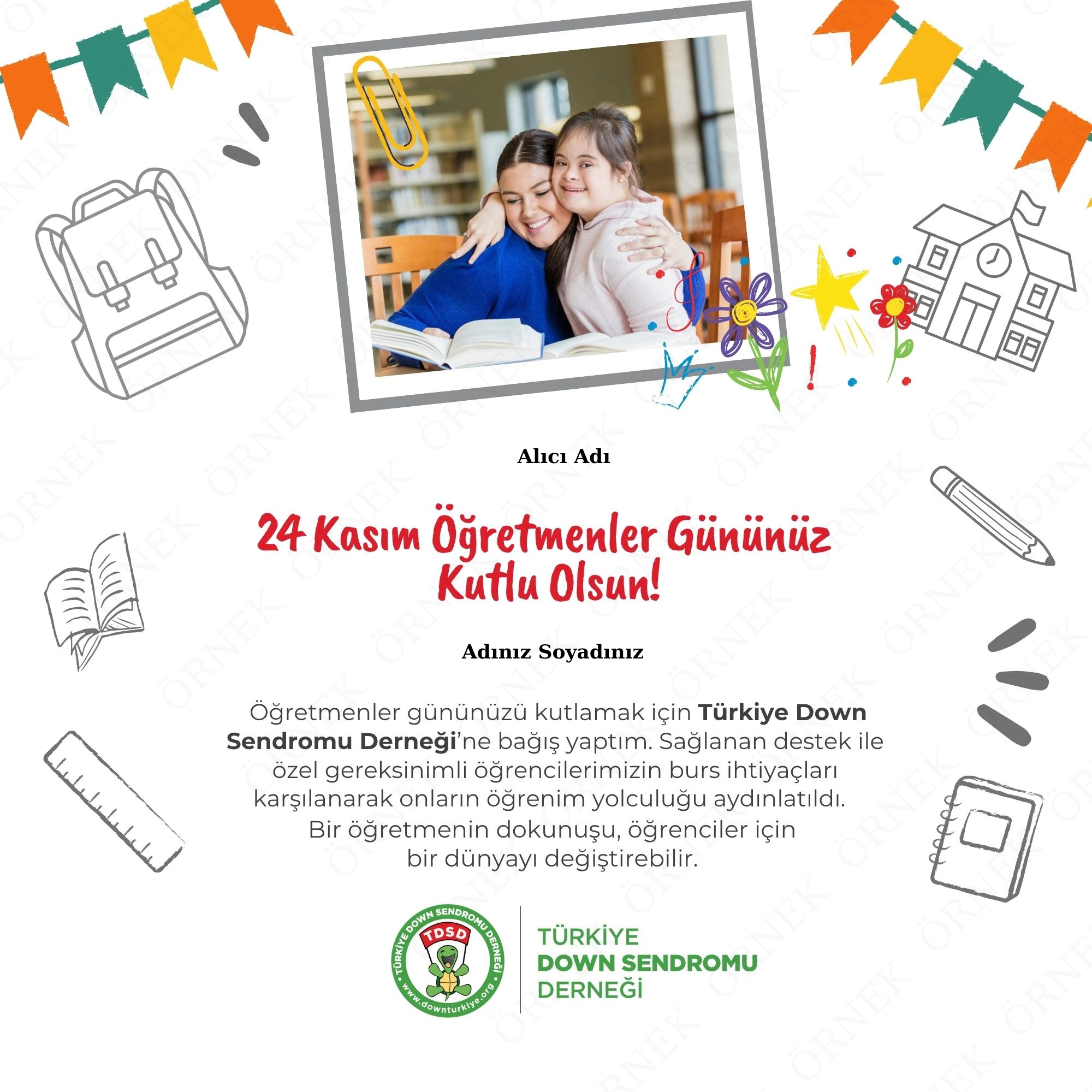 Öğretmenler Günü Sertifikası - 1