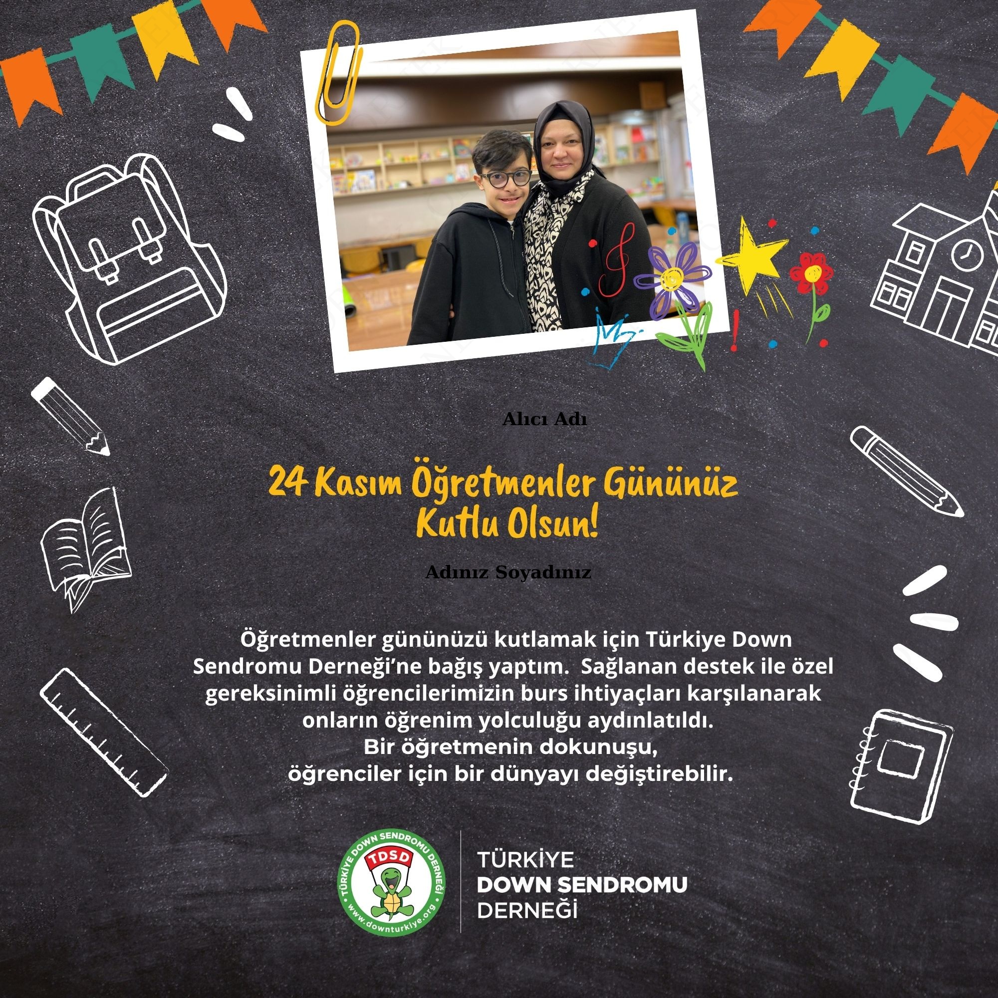 Öğretmenler Günü Sertifikası - 3