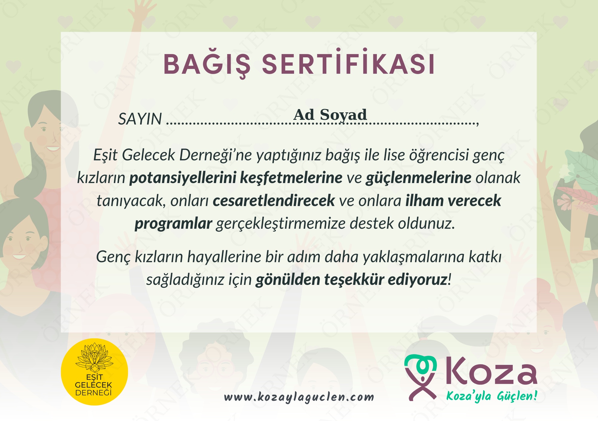 Bağış Sertifikası