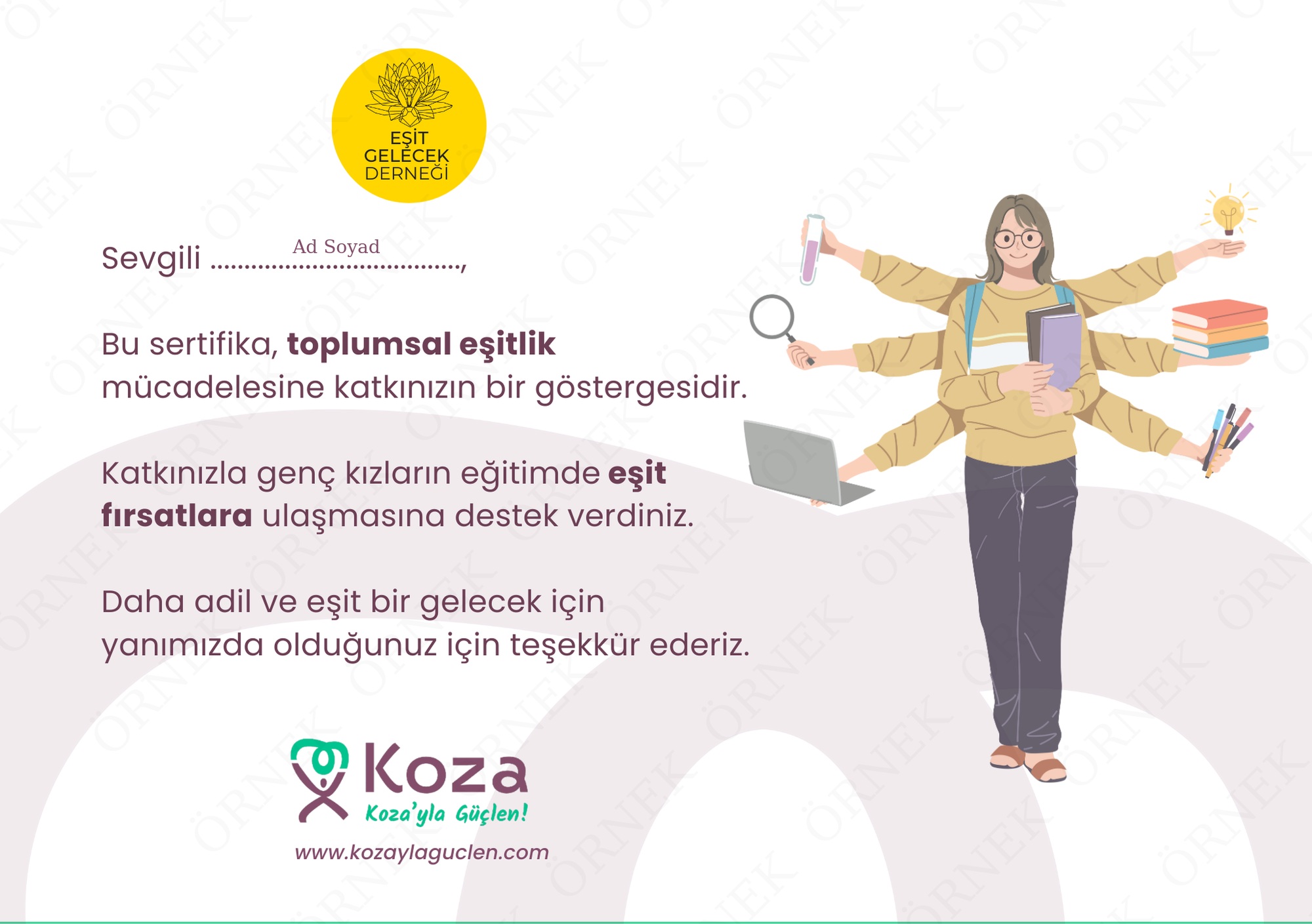 Toplumsal Eşitlik Destekçisi Kartı