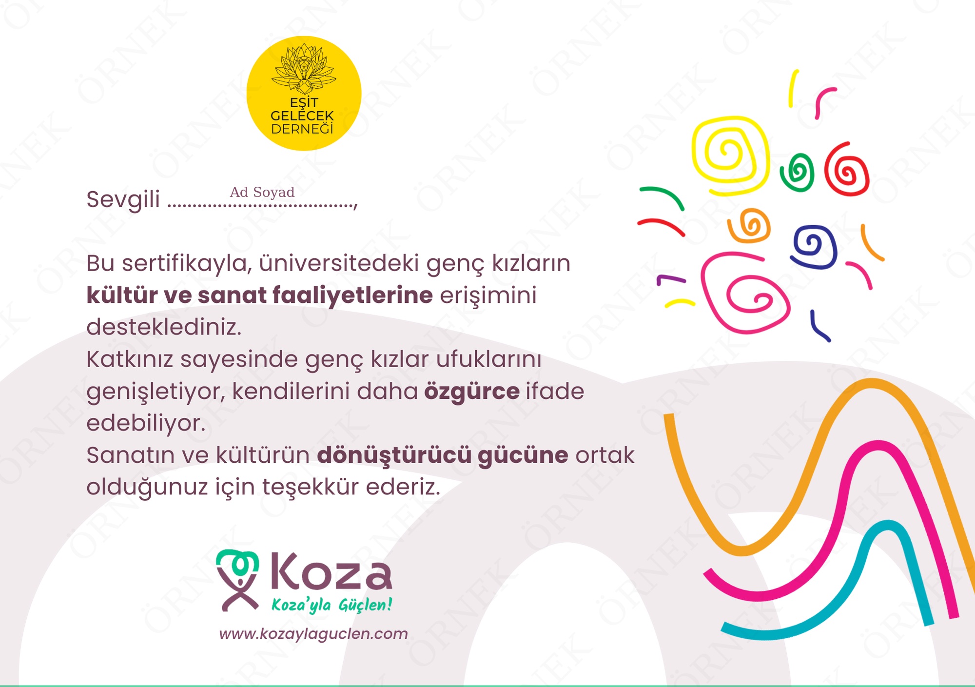Sanata Kapı Açan Kartı