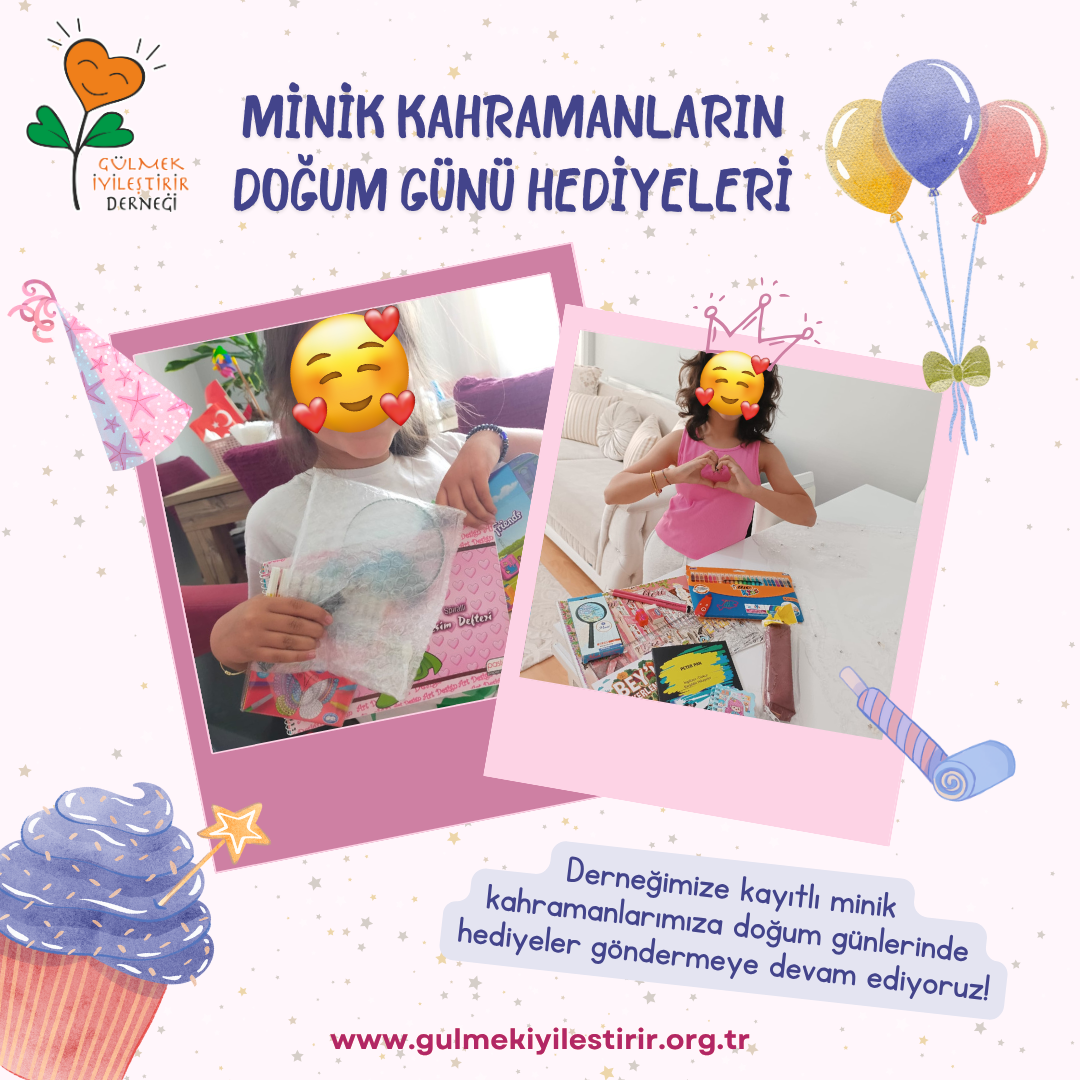 Minik Kahramanların Doğum Günü Hediyelerine Destek Ol!
