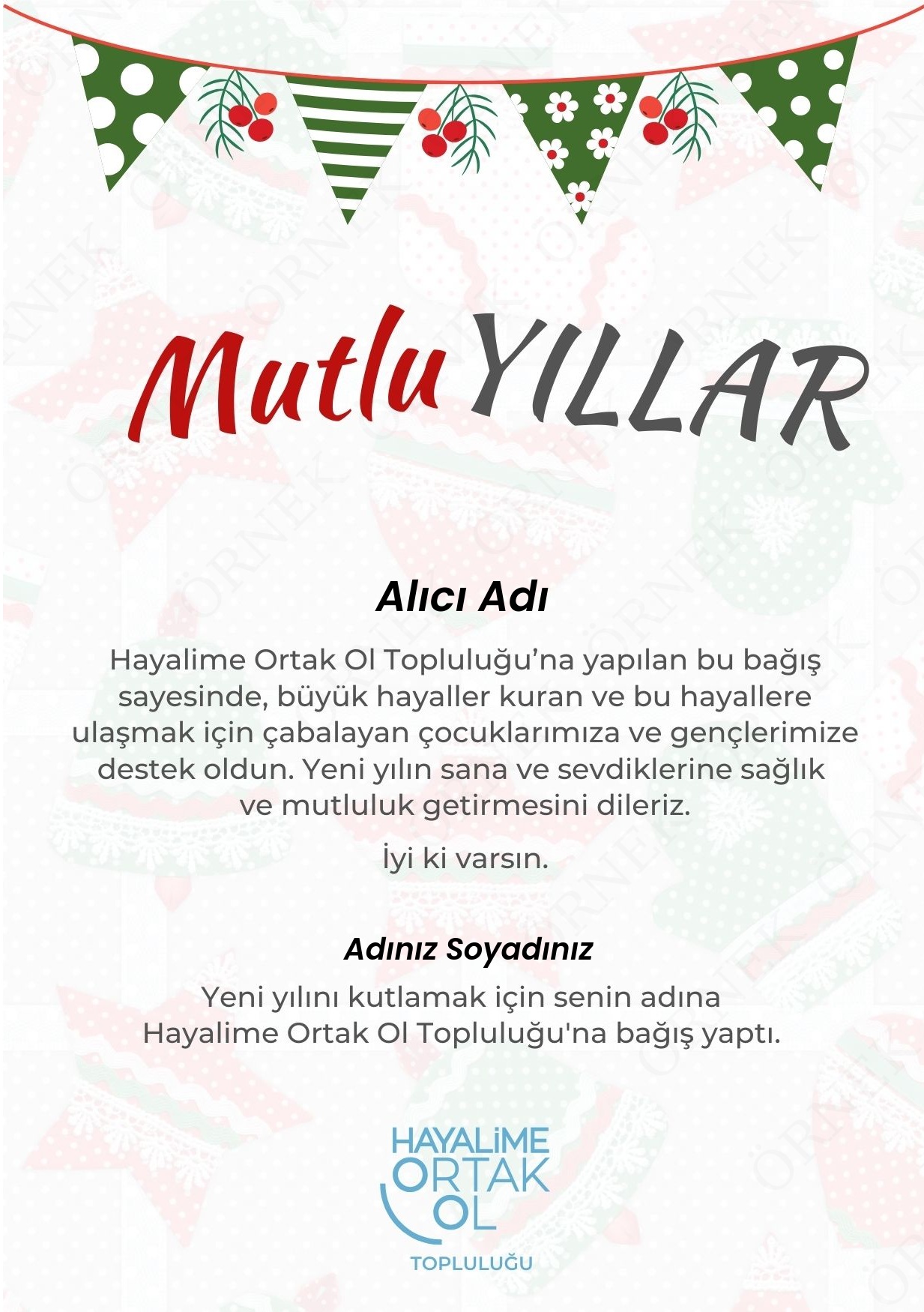 Yılbaşı Sertifikası 5