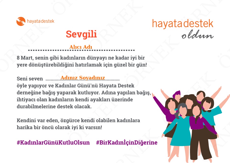 8 Mart Kadınlar Günü Sertifikası - 1