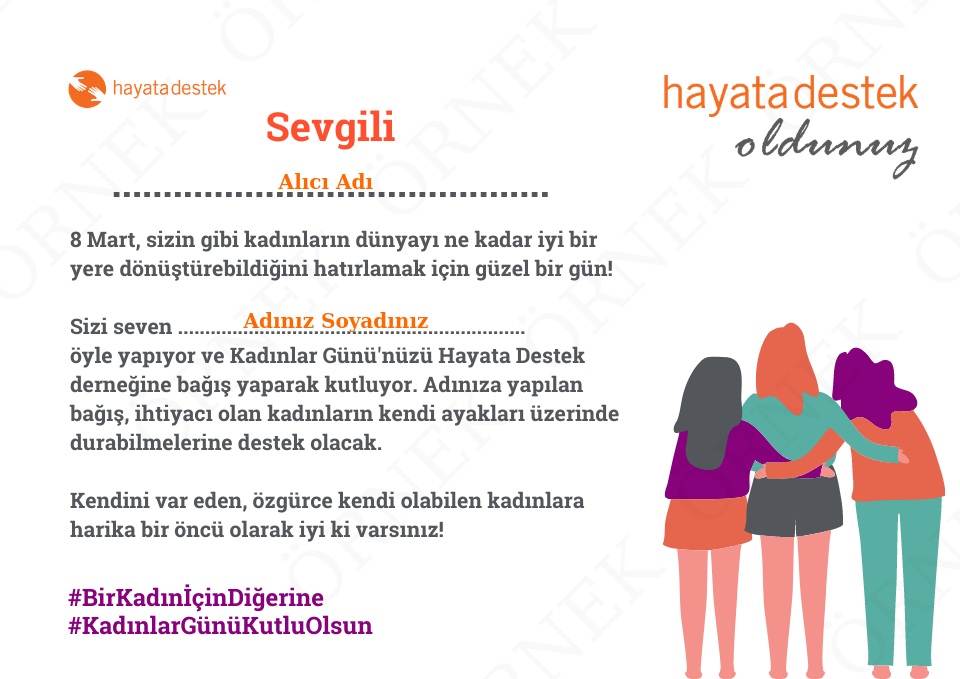 8 Mart Kadınlar Günü Sertifikası - 2
