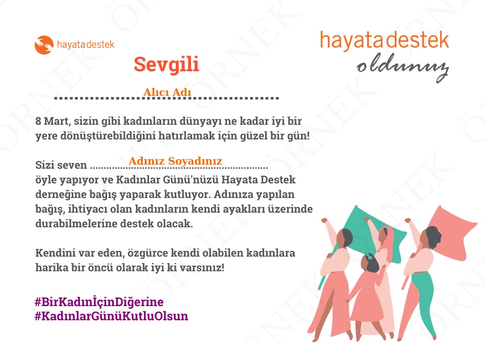 8 Mart Kadınlar Günü Sertifikası - 3
