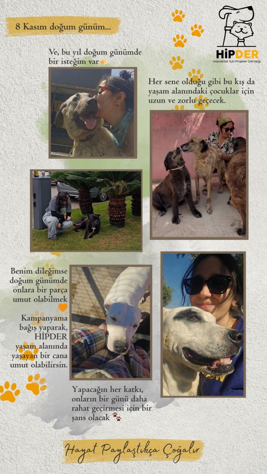 Doğum Günümde Benim İçin Yaşam Alanındaki Çocuklara Umut Ol!