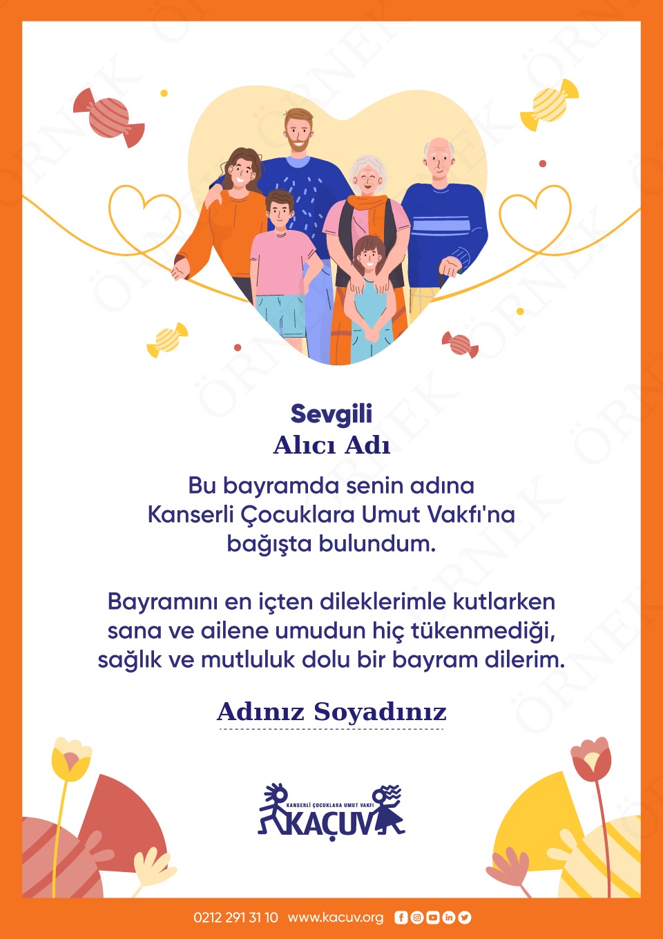 Bayram Tebrik Sertifikası (Sen)