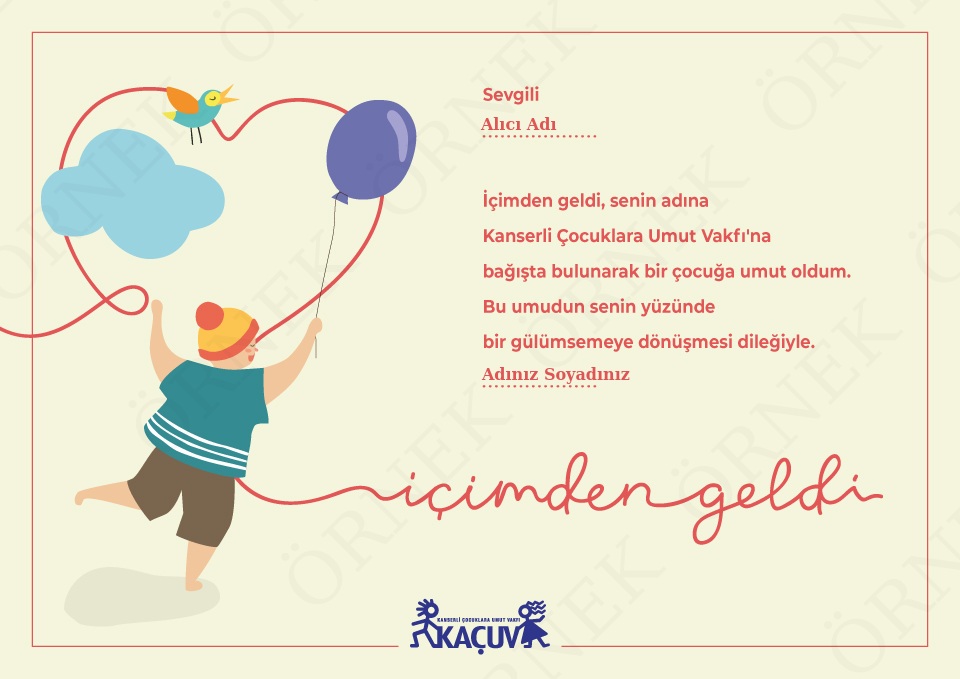 İçimden Geldi Sertifikası - Umut