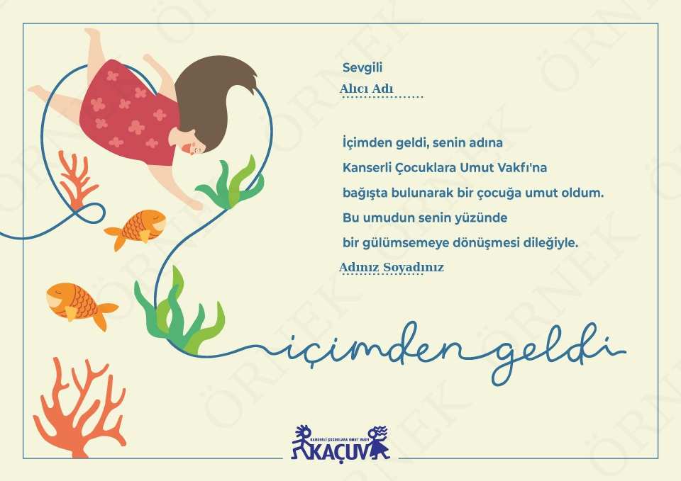 İçimden Geldi Sertifikası - Deniz
