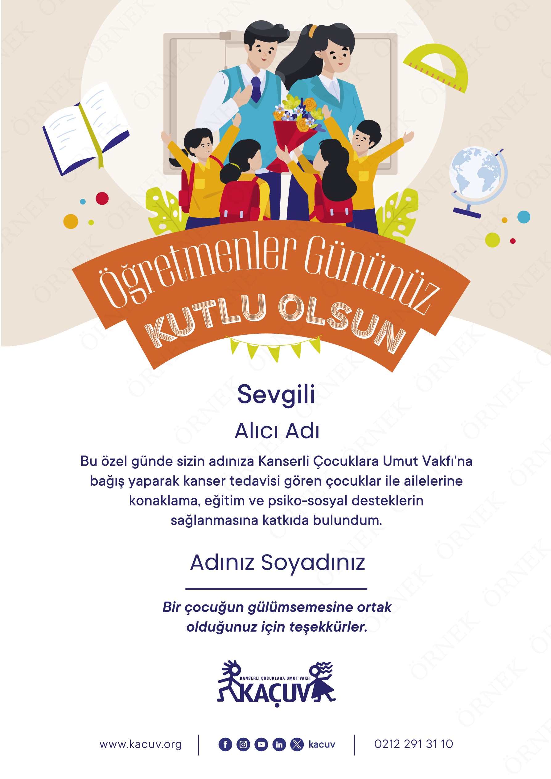 Öğretmenler Günü Sertifikası 1