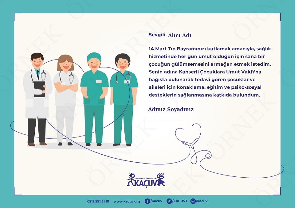 Tıp Bayramı Sertifikası