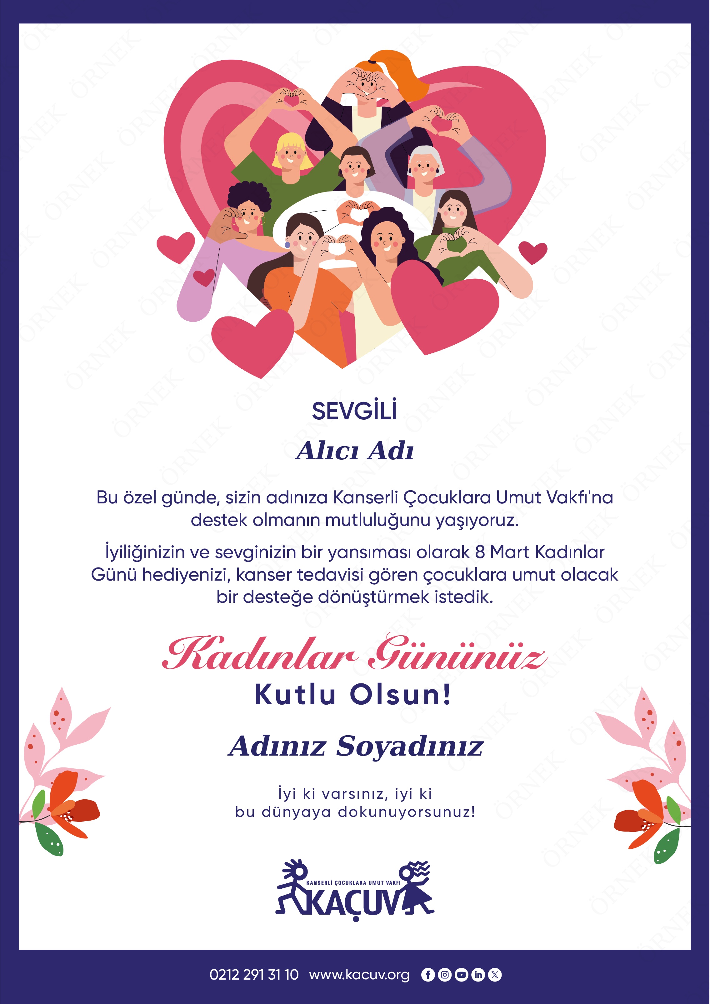 8 Mart Dünya Kadınlar Günü ( Siz)