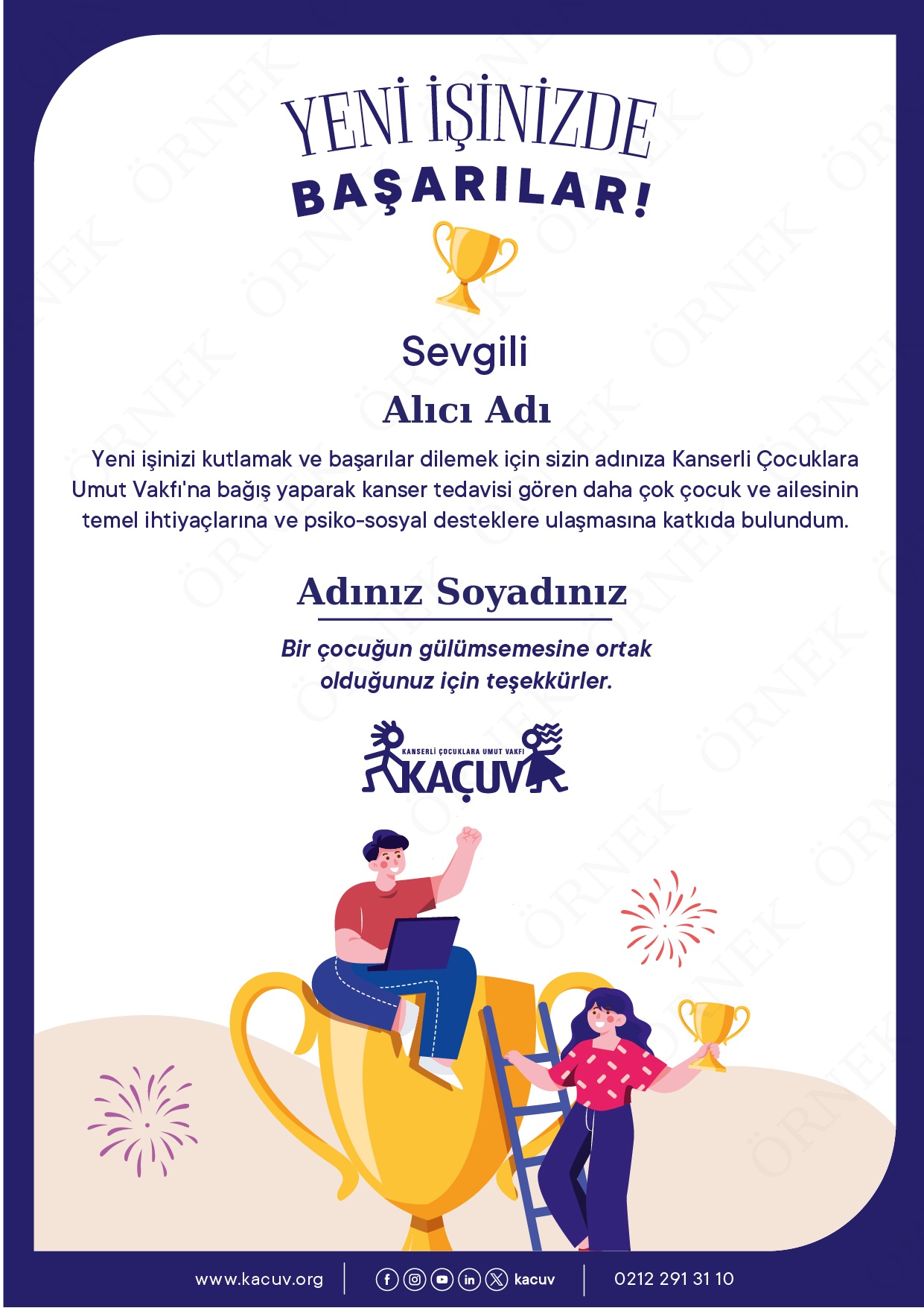 Yeni İş Tebriği (Siz)