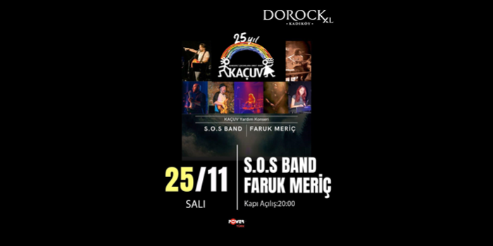 S.O.S. Band | KAÇUV Destek Konseri, @Dorock XL Kadıköy