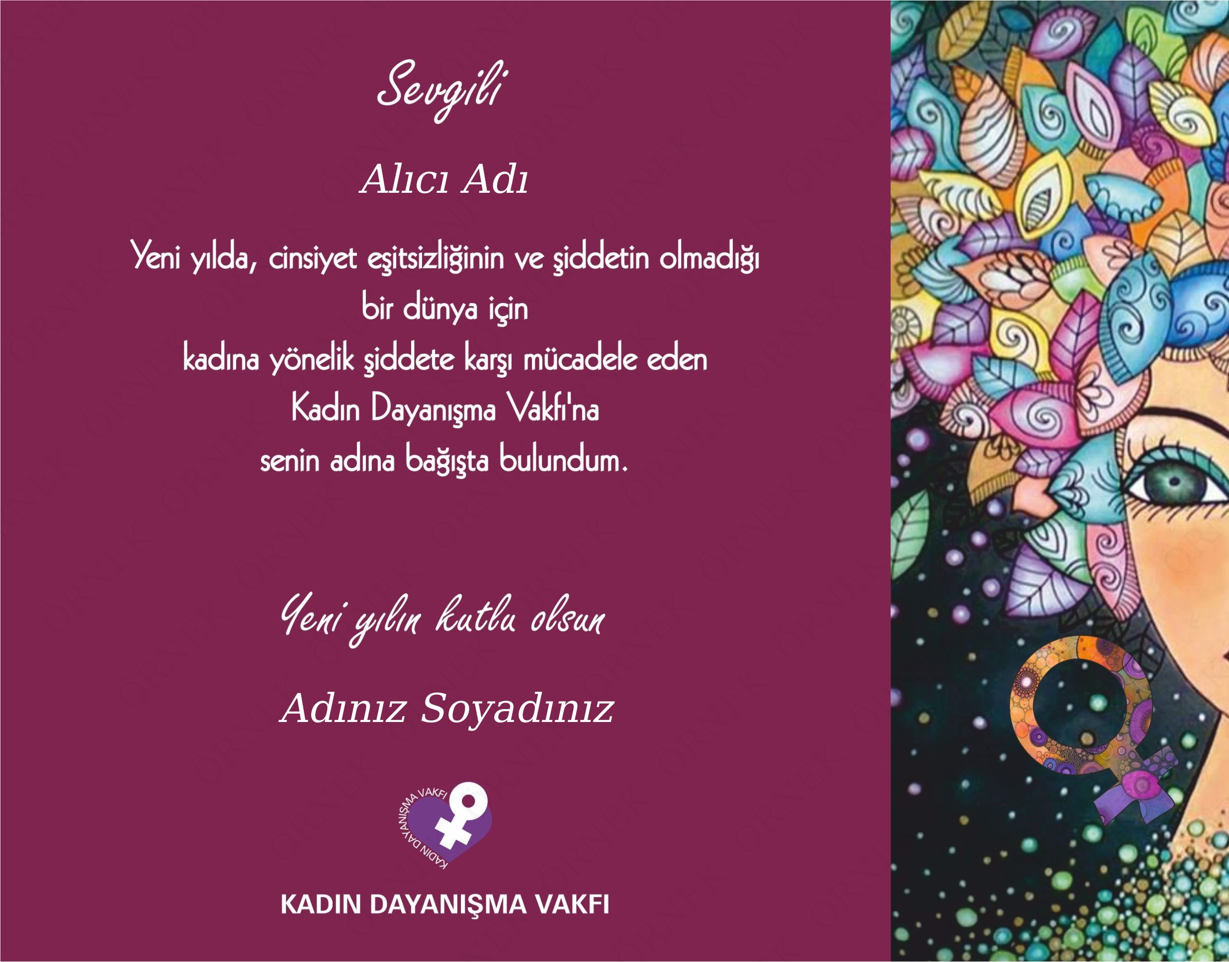 Yeni yılın kutlu olsun - Renkli