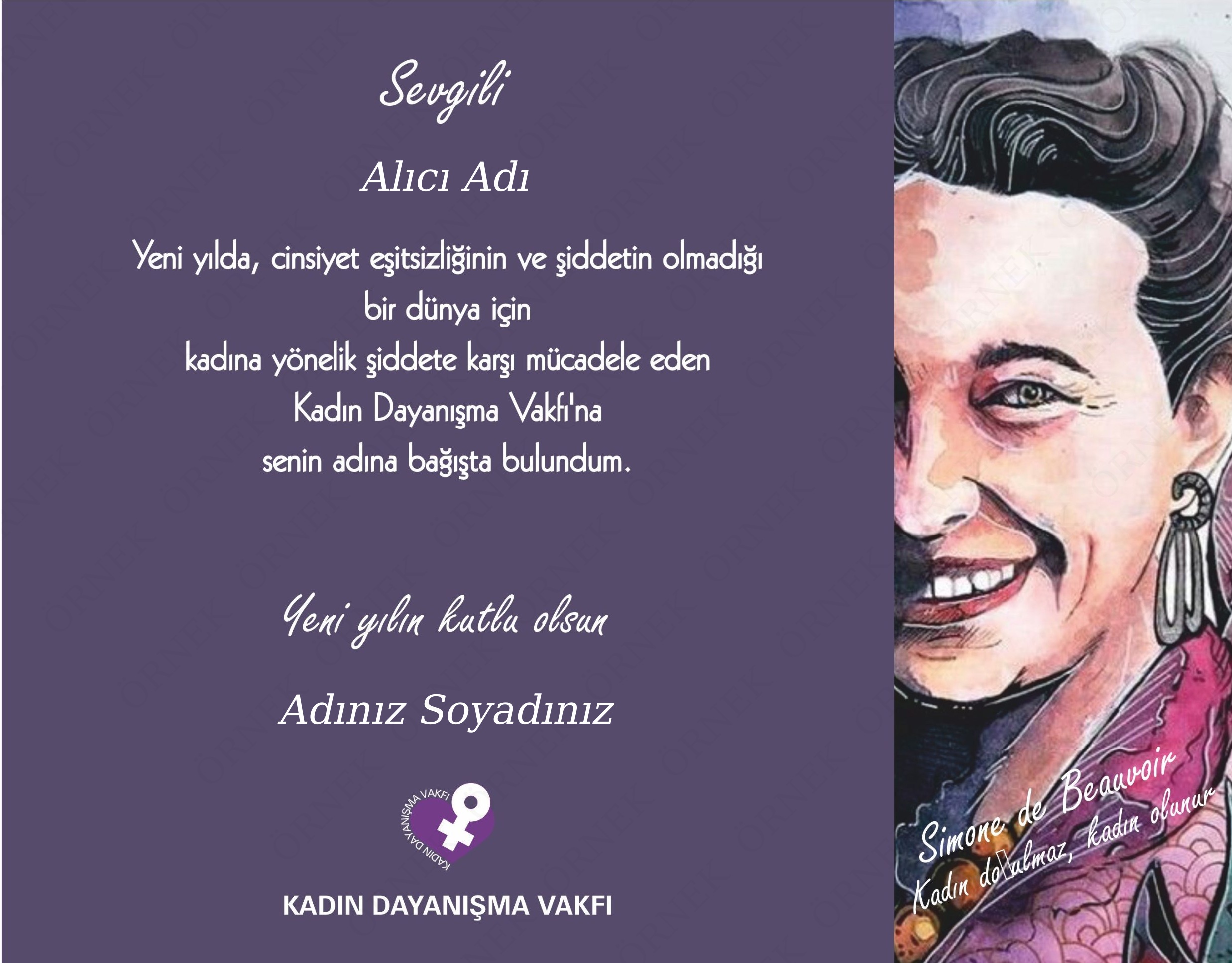 Yeni yılın kutlu olsun - Simone