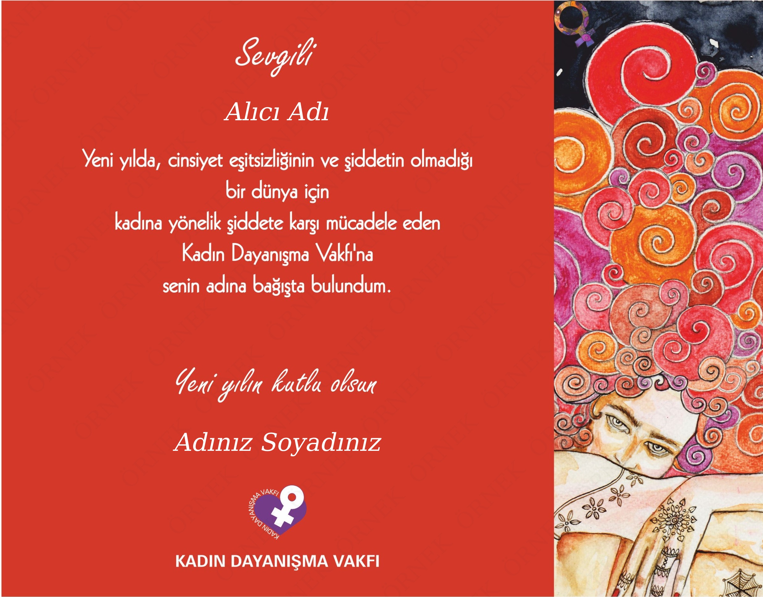 Yeni yılın kutlu olsun - Turunculu