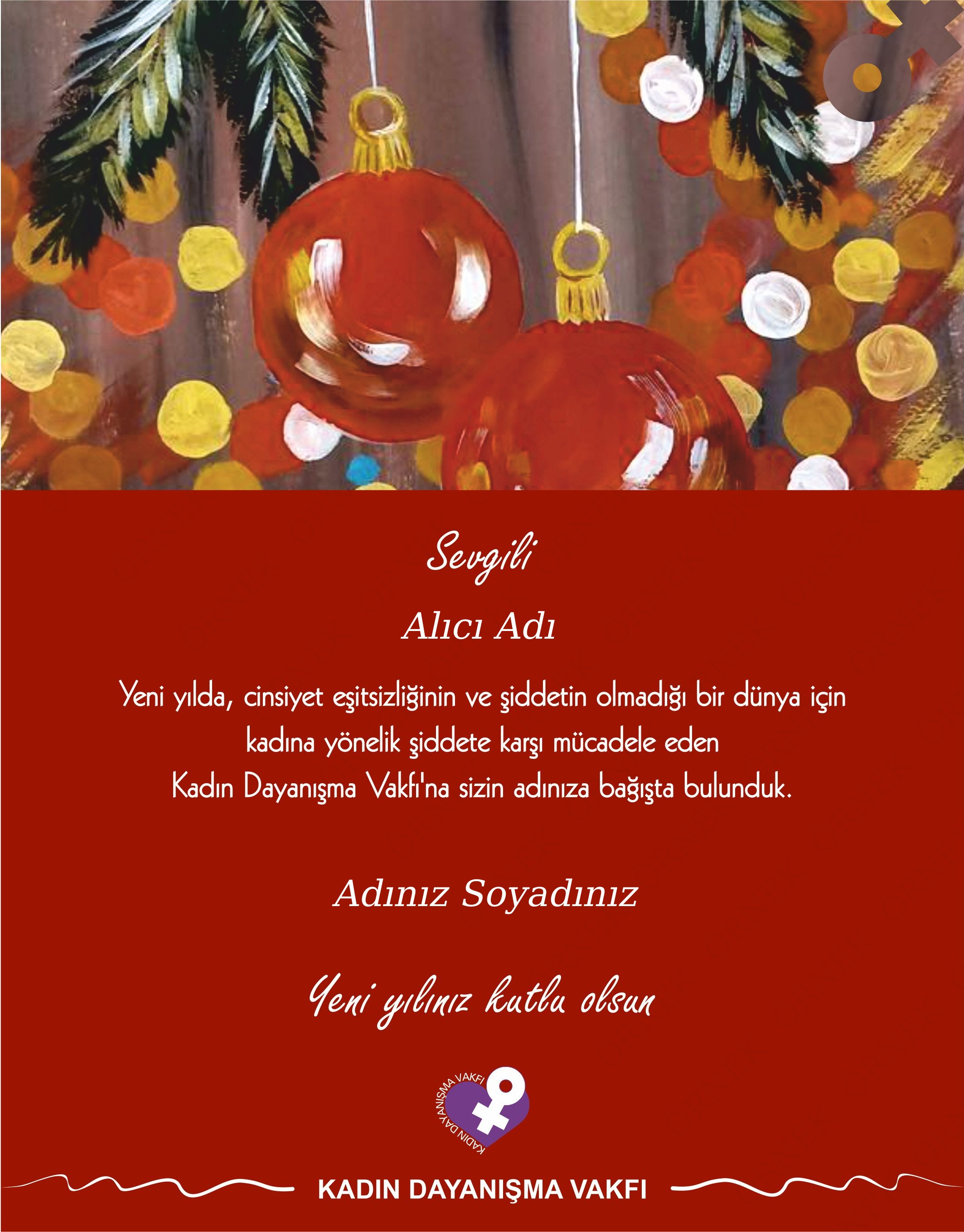 Yeni yılınız kutlu olsun - Kurumsal kutlama 1