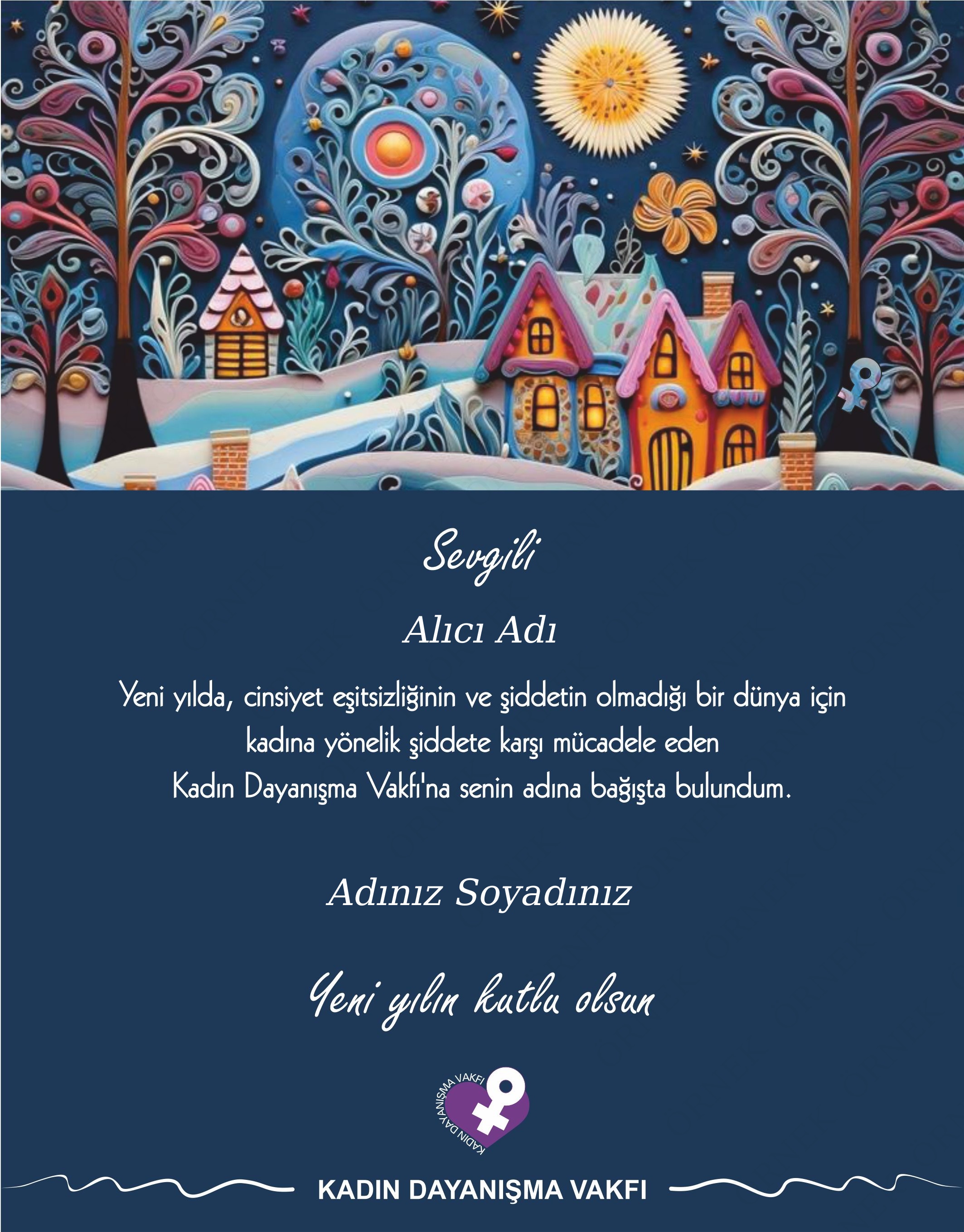 Yeni yılın kutlu olsun - Renkli