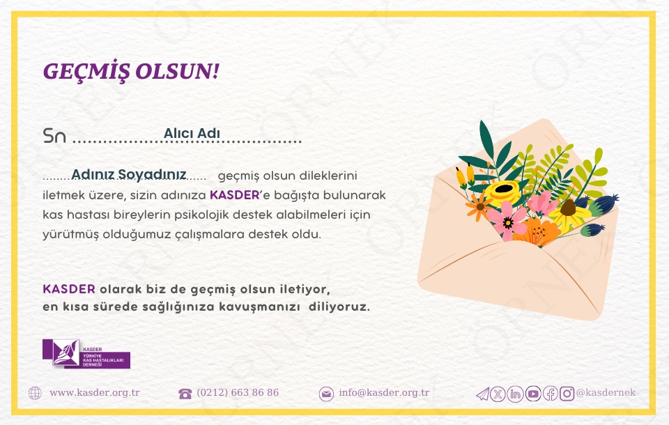 Geçmiş Olsun Sertifikası