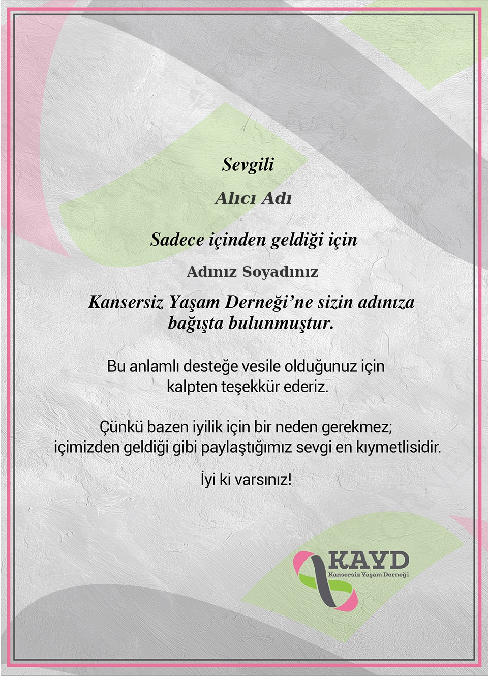 İçimden Geldi Dikey Kurumsal