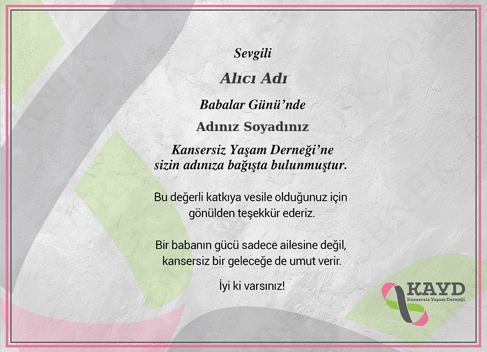 Babalar Günü Yatay Kurumsal