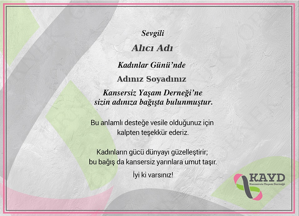 Kadınlar Günü Yatay Kurumsal