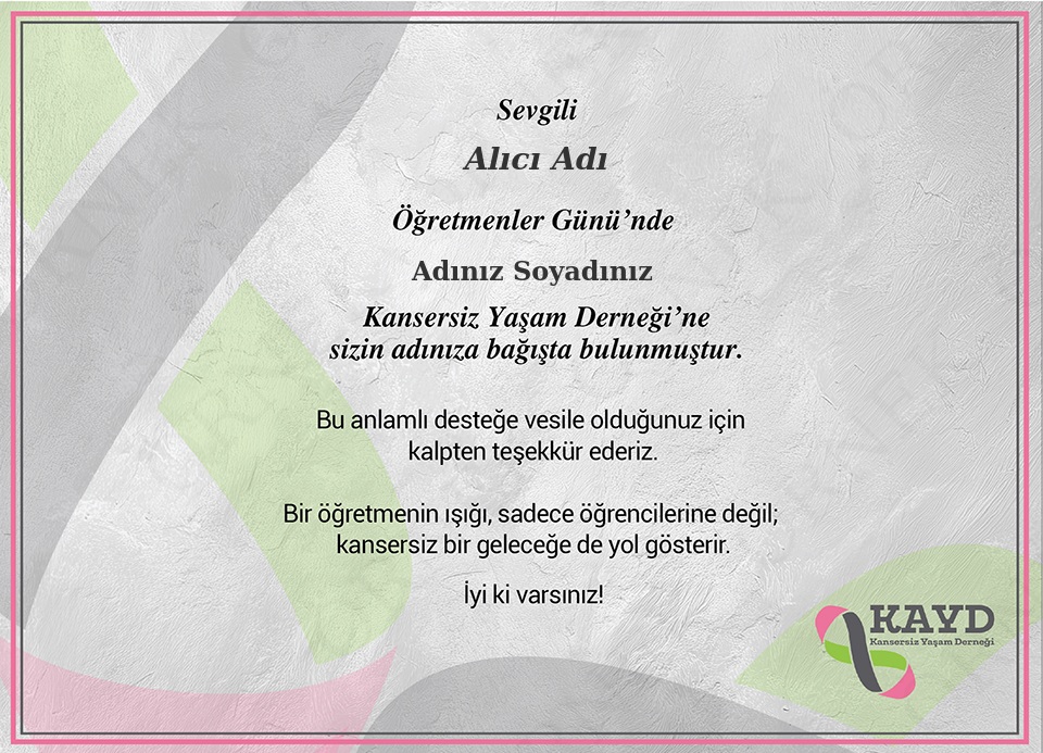 Öğretmenler Günü Yatay Kurumsal